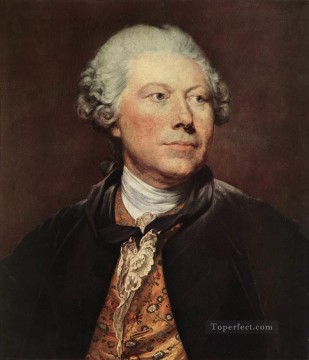 Retrato de Georges Wille figura Jean Baptiste Greuze Pinturas al óleo